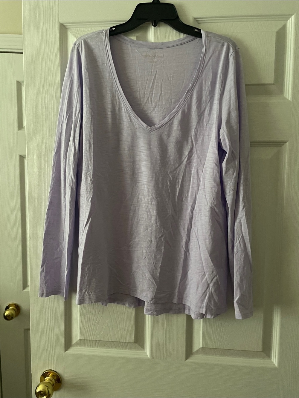 Lilly Pulitzer Lavender V-Neck Long Sleeve Tee